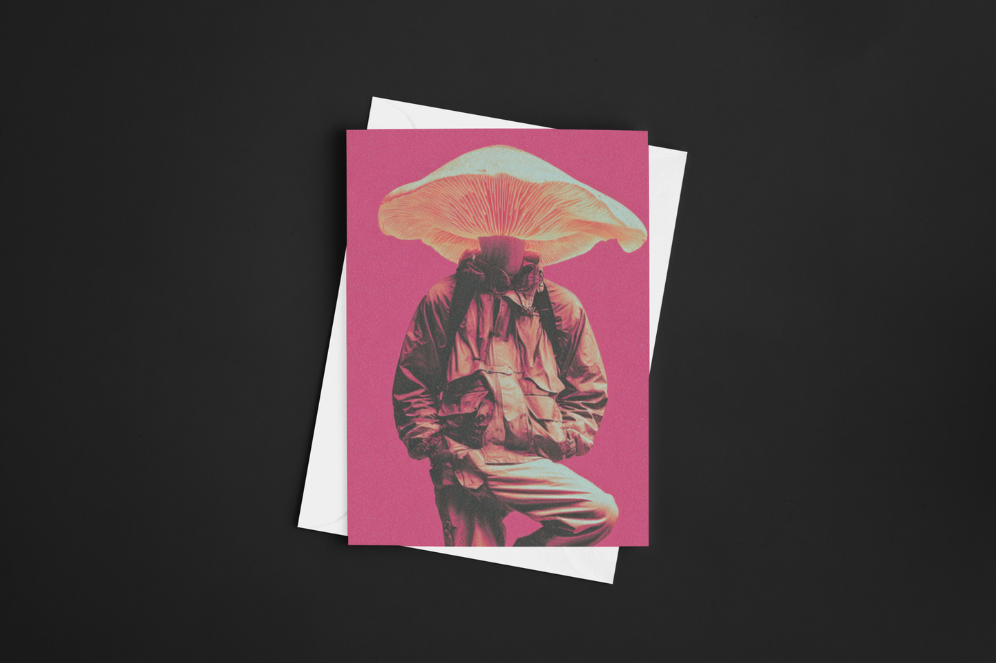 Specimen 002 of the Fungi People collection - Blank