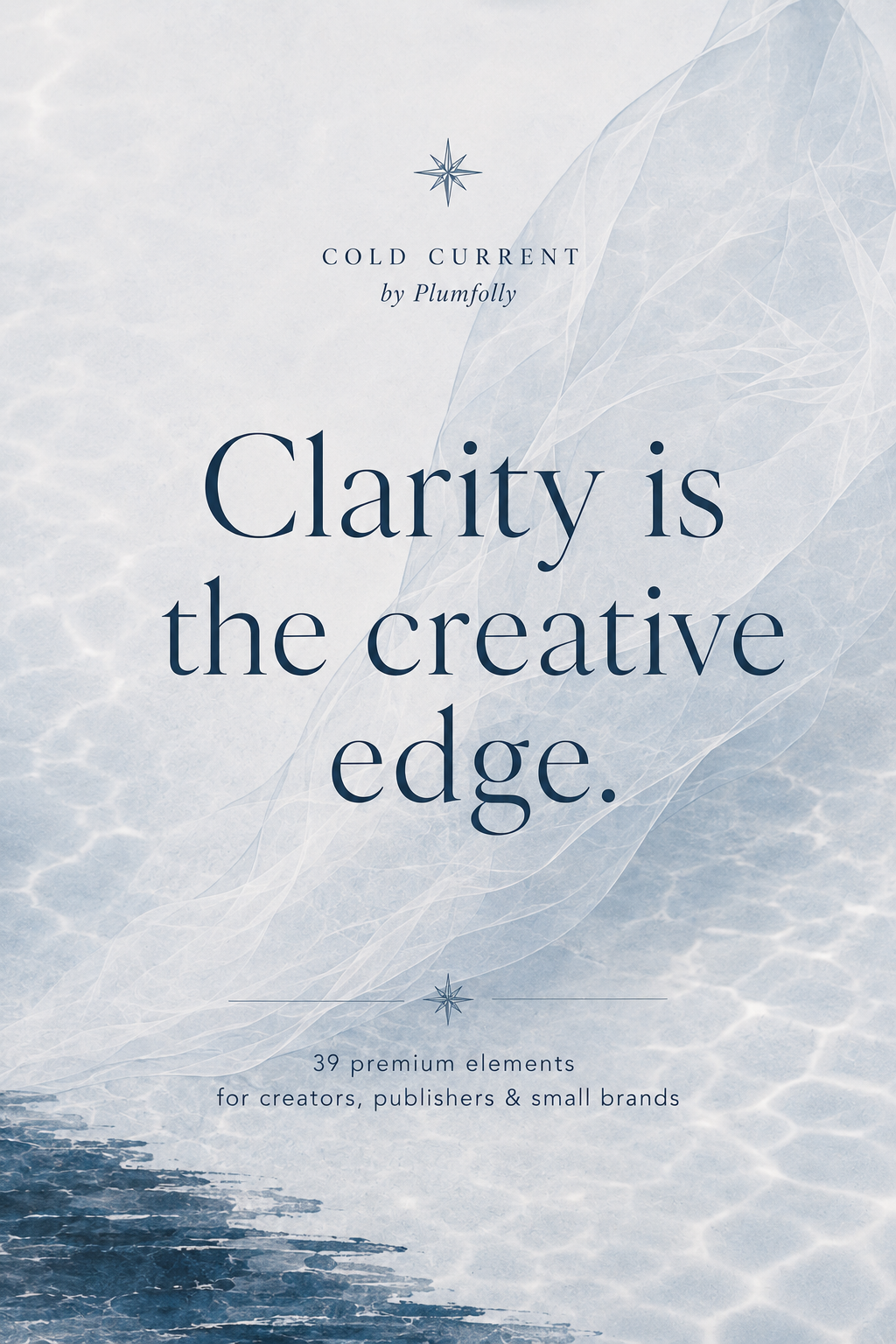 Cold Current — Edition 01 | Visual Kit for Creators, Publishers & Small Brands