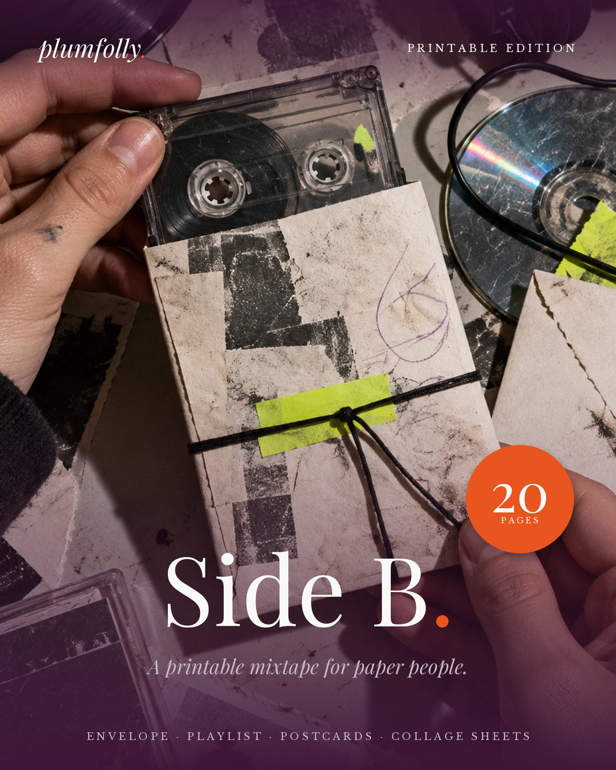 Side B, a printable mixtape for paper people