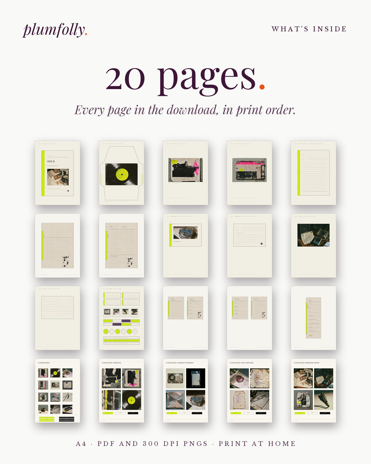 All 20 pages in the Side B download