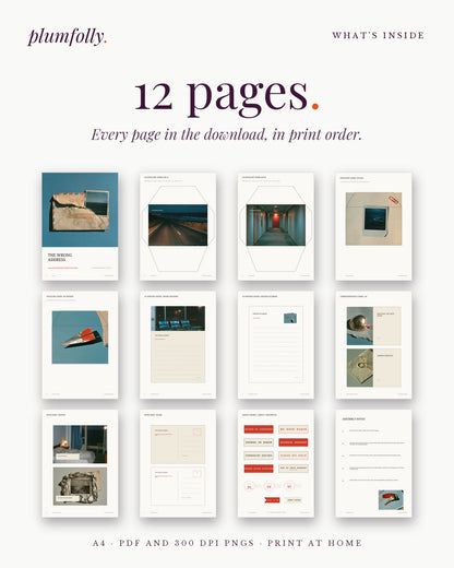 All 12 pages in The Wrong Address download